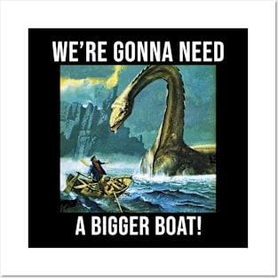 Loch Ness Monster Nessie Funny Classic Art Quote Posters and Art